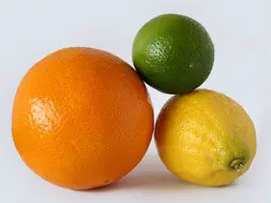 kwark met sinaasappelsap