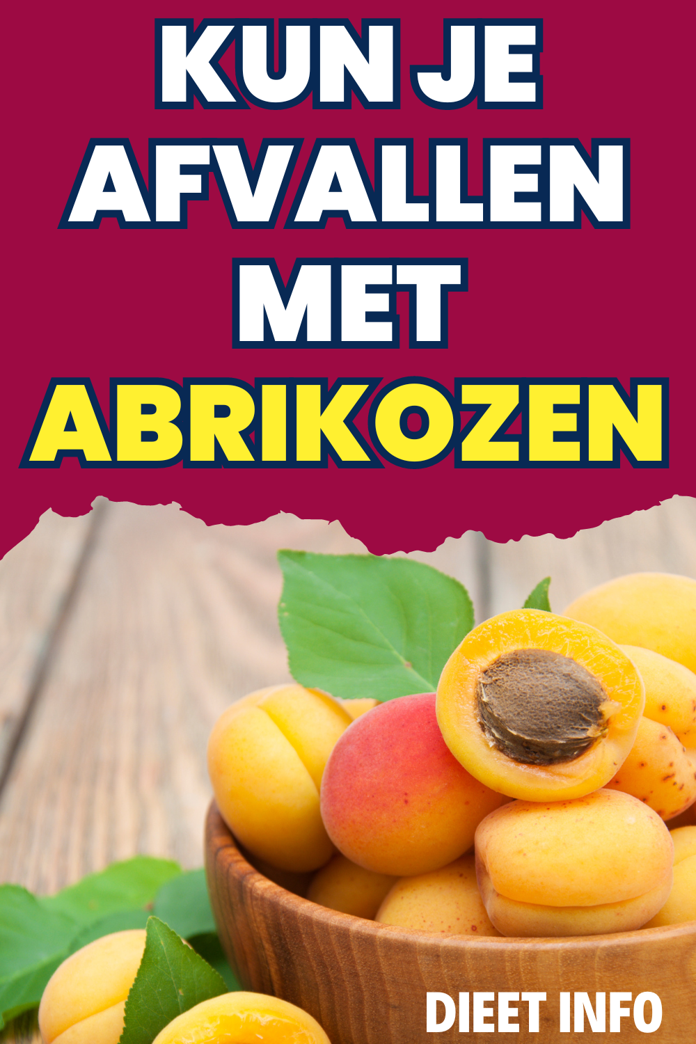 abrikozen afvallen